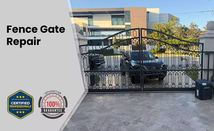 Fence Gate Repair in Key Biscayne, FL