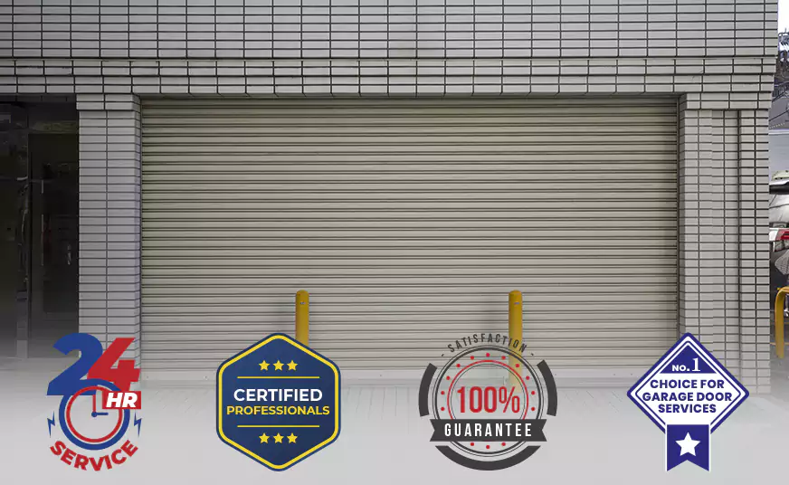 New Amarr Automatic Roll Up Garage Doors Installation in Key Biscayne, FL