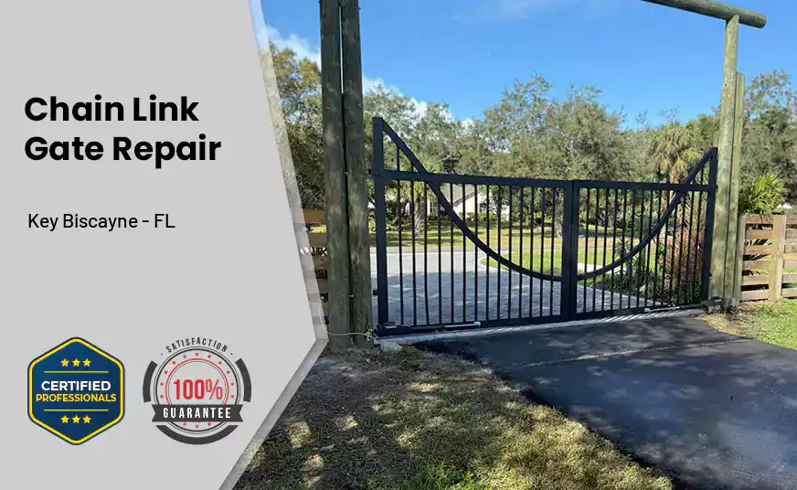 Chain Link Gate Repair Key Biscayne - FL